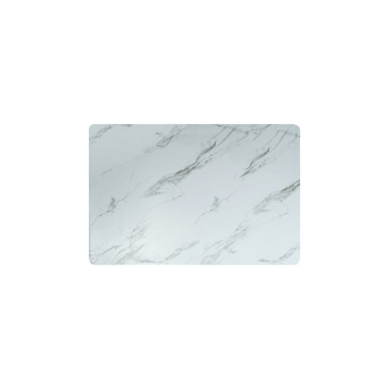 Tabla Rectangular 31X22Cm White Marble Contour