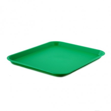 Bandeja Autoservicio Plástico Rectangular Verde 45x35cm Rinox