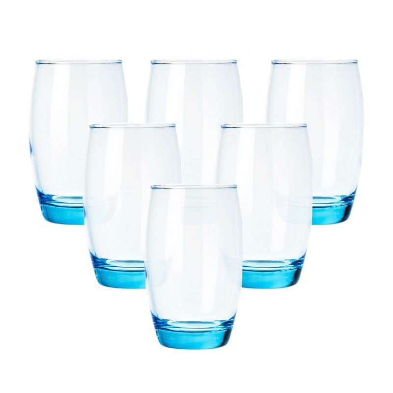 Set 6 Vasos Alto 35cl Azul...