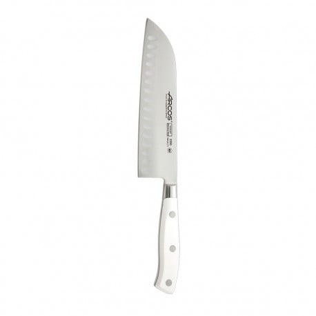 Cuchillo Santoku Forjado Mango Blanco 18cm Riviera 233524 Arcos